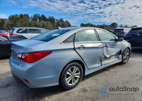 2014 Hyundai Sonata Gls from USA, damaged, VIN 5NPEB4AC3EH842647